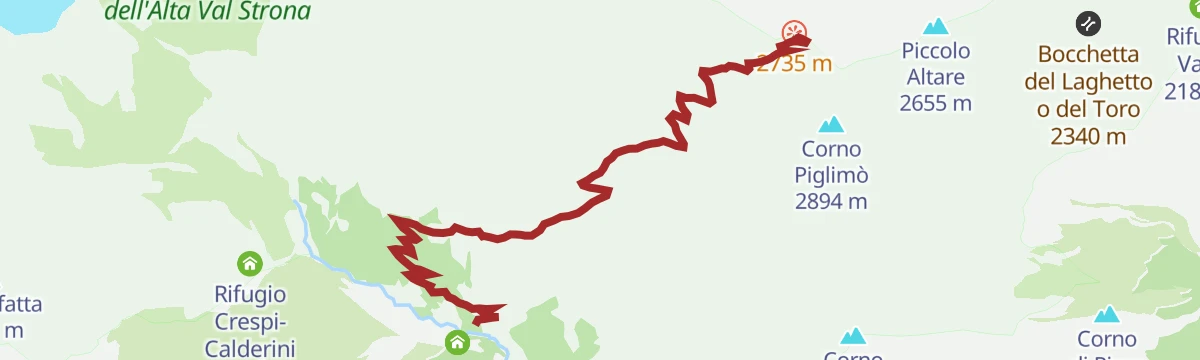Route map: ALAGNA